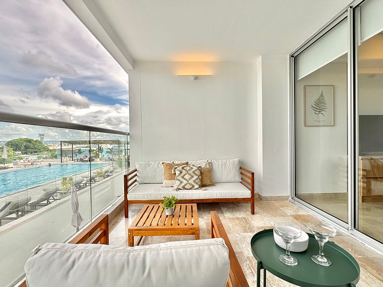 CB536 | Suite Familiar + Piscinita + Vista Piscina