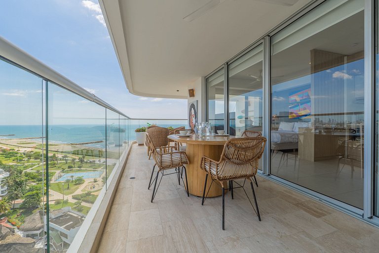 Balcón Panorámico y Vista al Mar CB1501