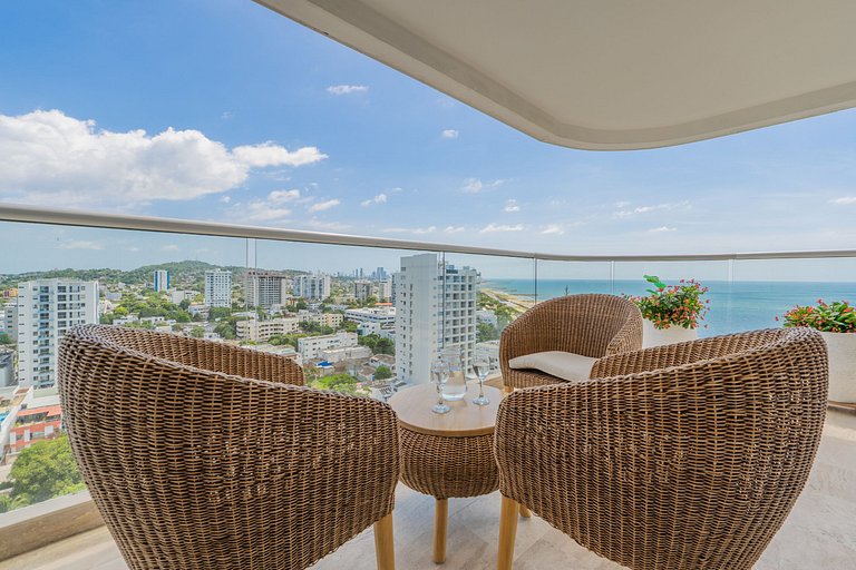 Balcón Panorámico y Vista al Mar CB1501