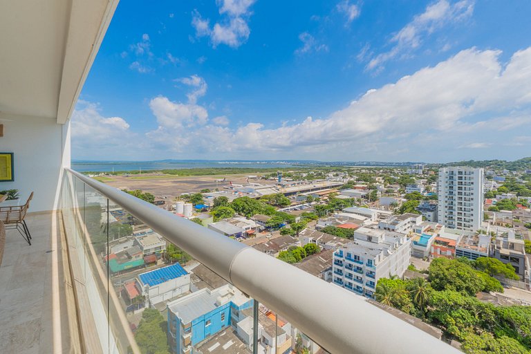 Balcón Panorámico y Vista al Mar CB1501