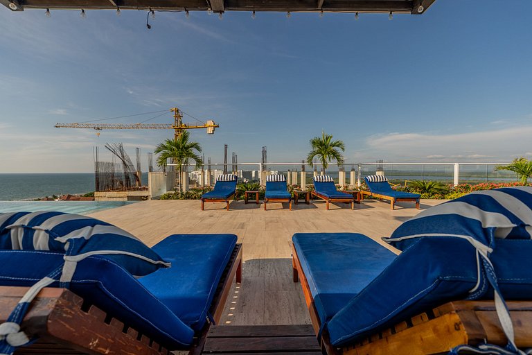 MQ1206 | Lujo, vista y jacuzzi privado 2BD