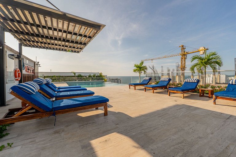 MQ1206 | Lujo, vista y jacuzzi privado 2BD