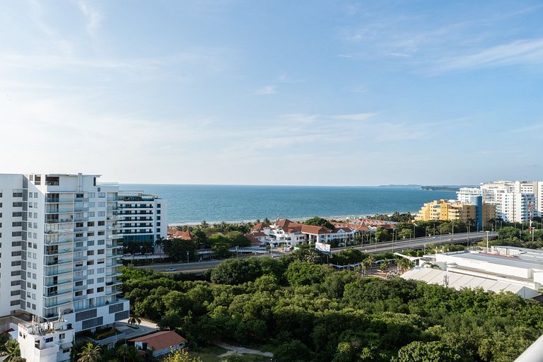 MQ1206 | Lujo, vista y jacuzzi privado 2BD