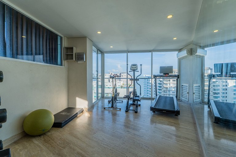 MQ1206 | Lujo, vista y jacuzzi privado 2BD