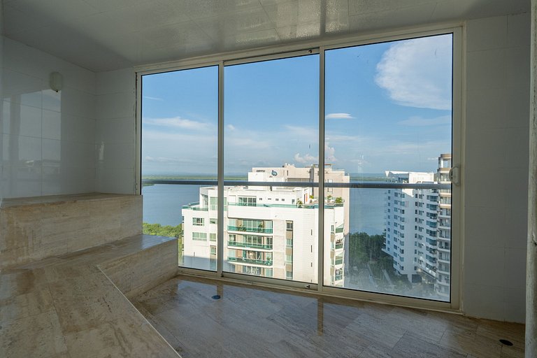 MQ1206 | Lujo, vista y jacuzzi privado 2BD