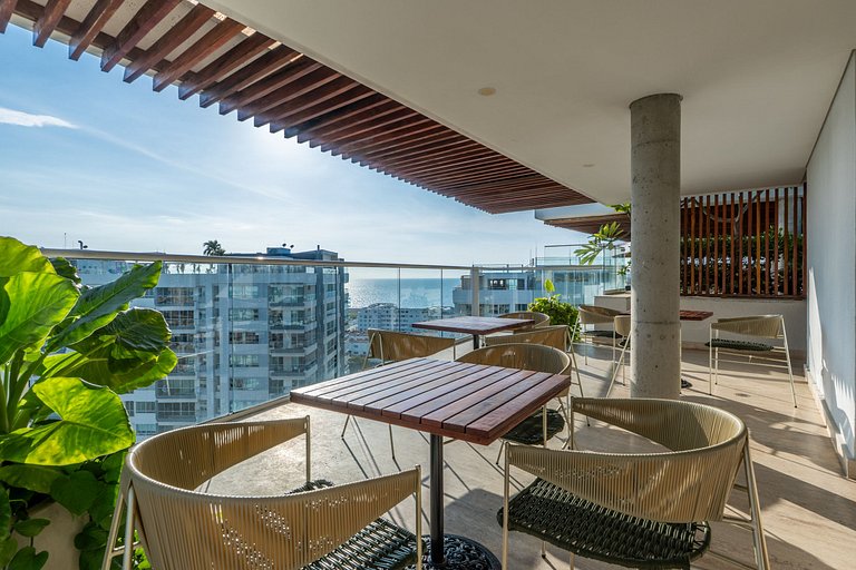 MQ1206 | Lujo, vista y jacuzzi privado 2BD