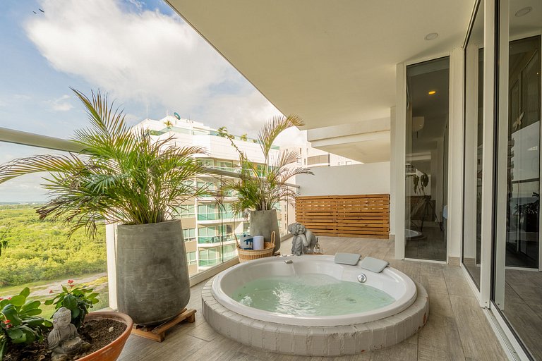 DQ1102 Hermoso con Jacuzzi priv y Vista increíble - 10 min C