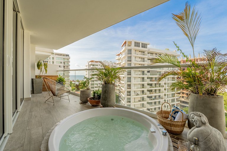 DQ1102 Hermoso con Jacuzzi priv y Vista increíble - 10 min C