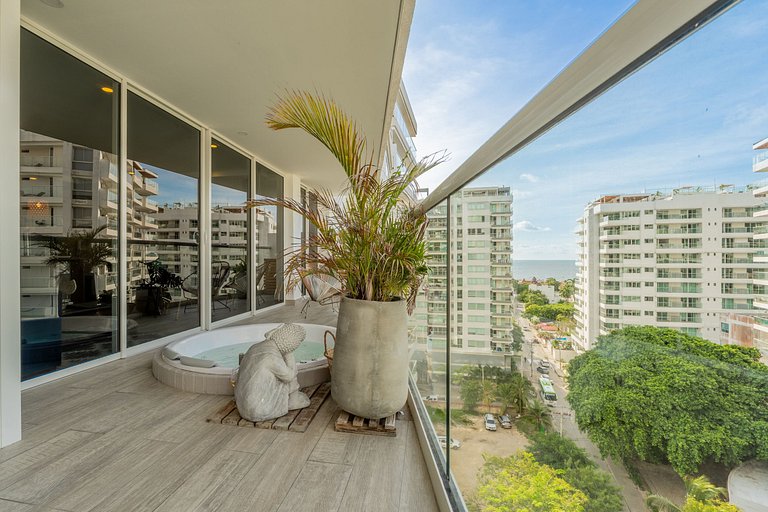 DQ1102 Hermoso con Jacuzzi priv y Vista increíble - 10 min C