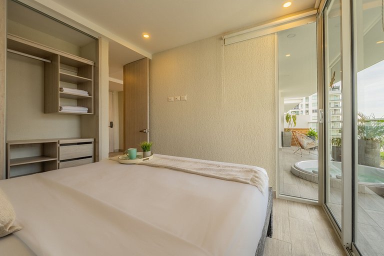 DQ1102 Hermoso con Jacuzzi priv y Vista increíble - 10 min C