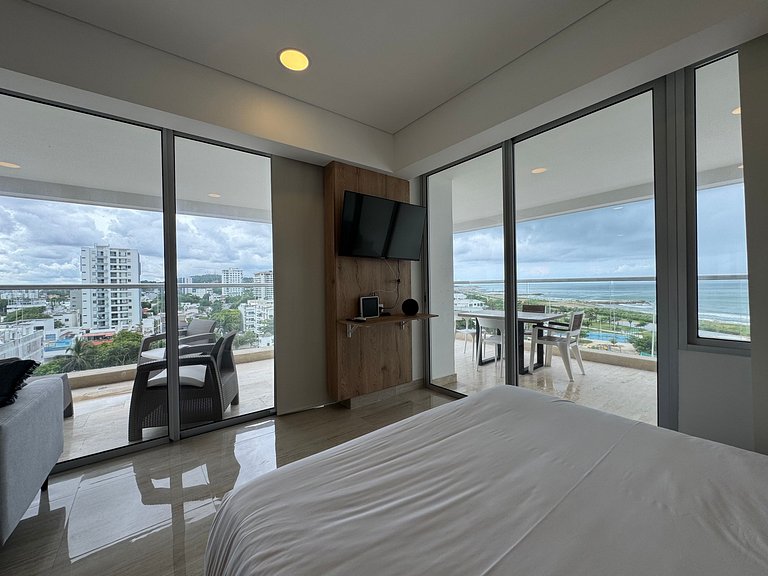 CB801Hermosa Suite Vista panoramica Mar Crespo