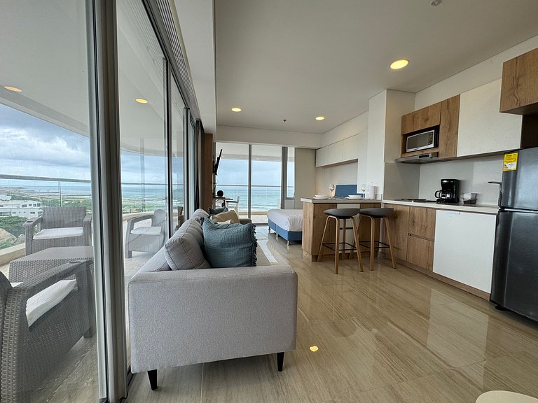 CB801Hermosa Suite Vista panoramica Mar Crespo