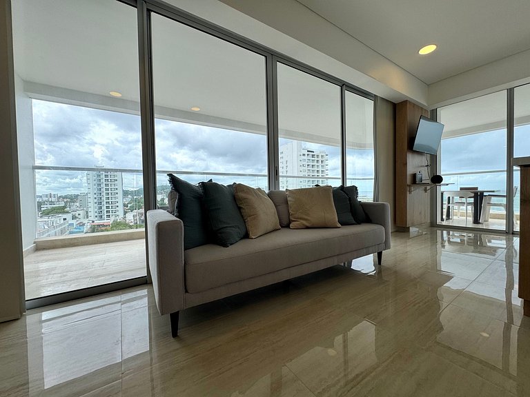 CB801Hermosa Suite Vista panoramica Mar Crespo