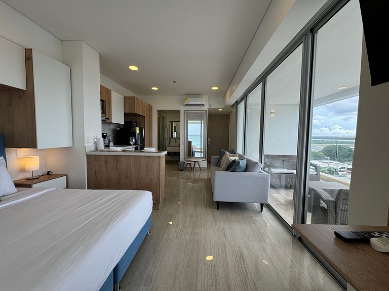 CB801Hermosa Suite Vista panoramica Mar Crespo