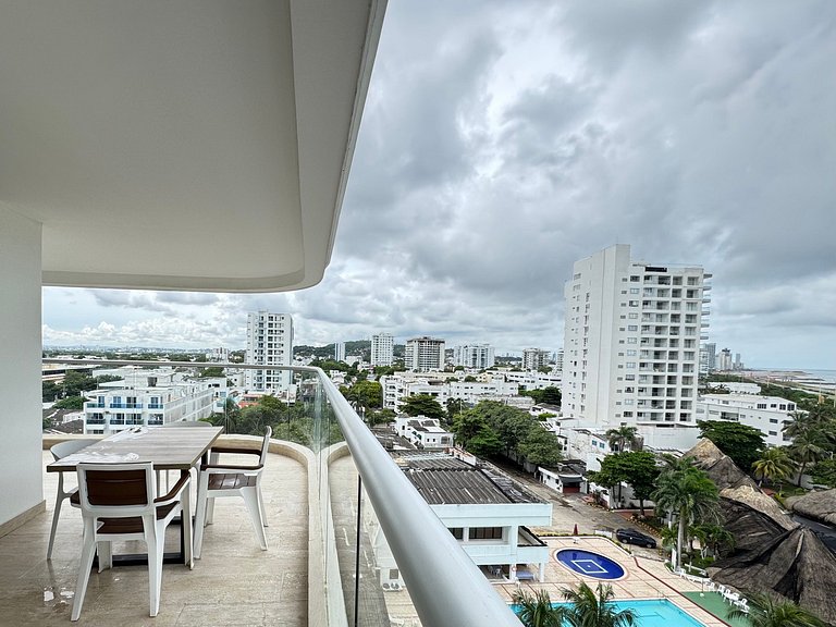 CB801Hermosa Suite Vista panoramica Mar Crespo