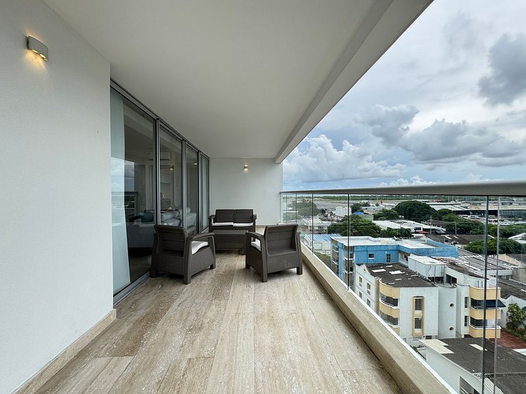 CB801Hermosa Suite Vista panoramica Mar Crespo