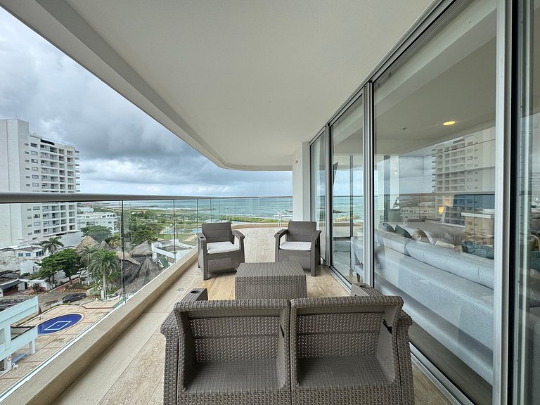 CB801Hermosa Suite Vista panoramica Mar Crespo