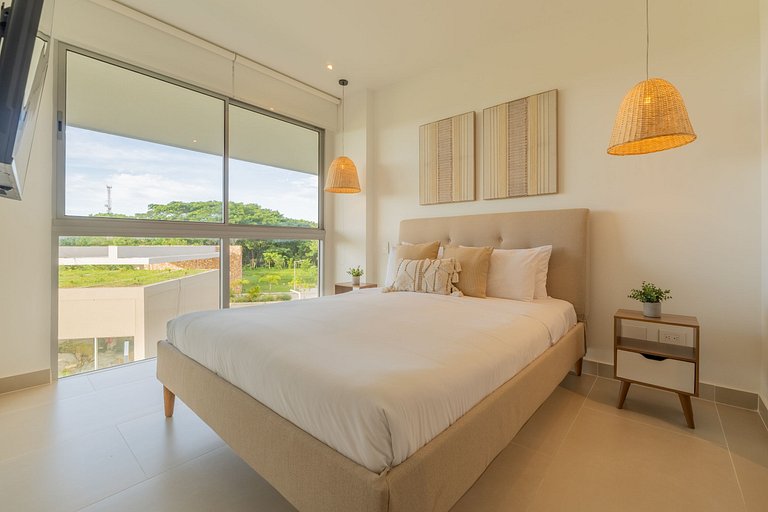 Baia Kristal: playa privada, laguna y balcón