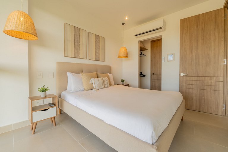Baia Kristal: playa privada, laguna y balcón
