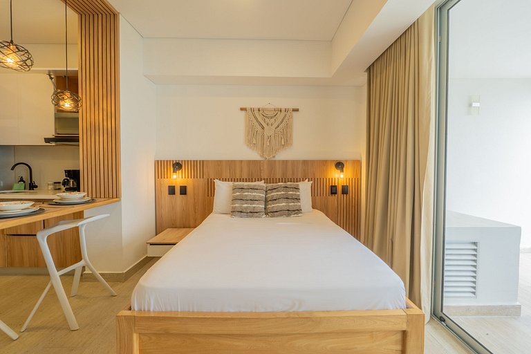 CB1004 Nueva Suite Frente al Mar - 2min Aeropuerto