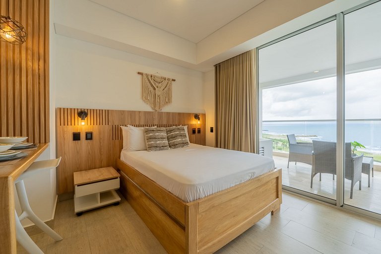 CB1004 Nueva Suite Frente al Mar - 2min Aeropuerto