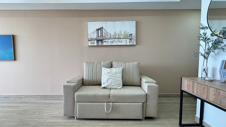 Loft familiar con balcón y piscina CB840