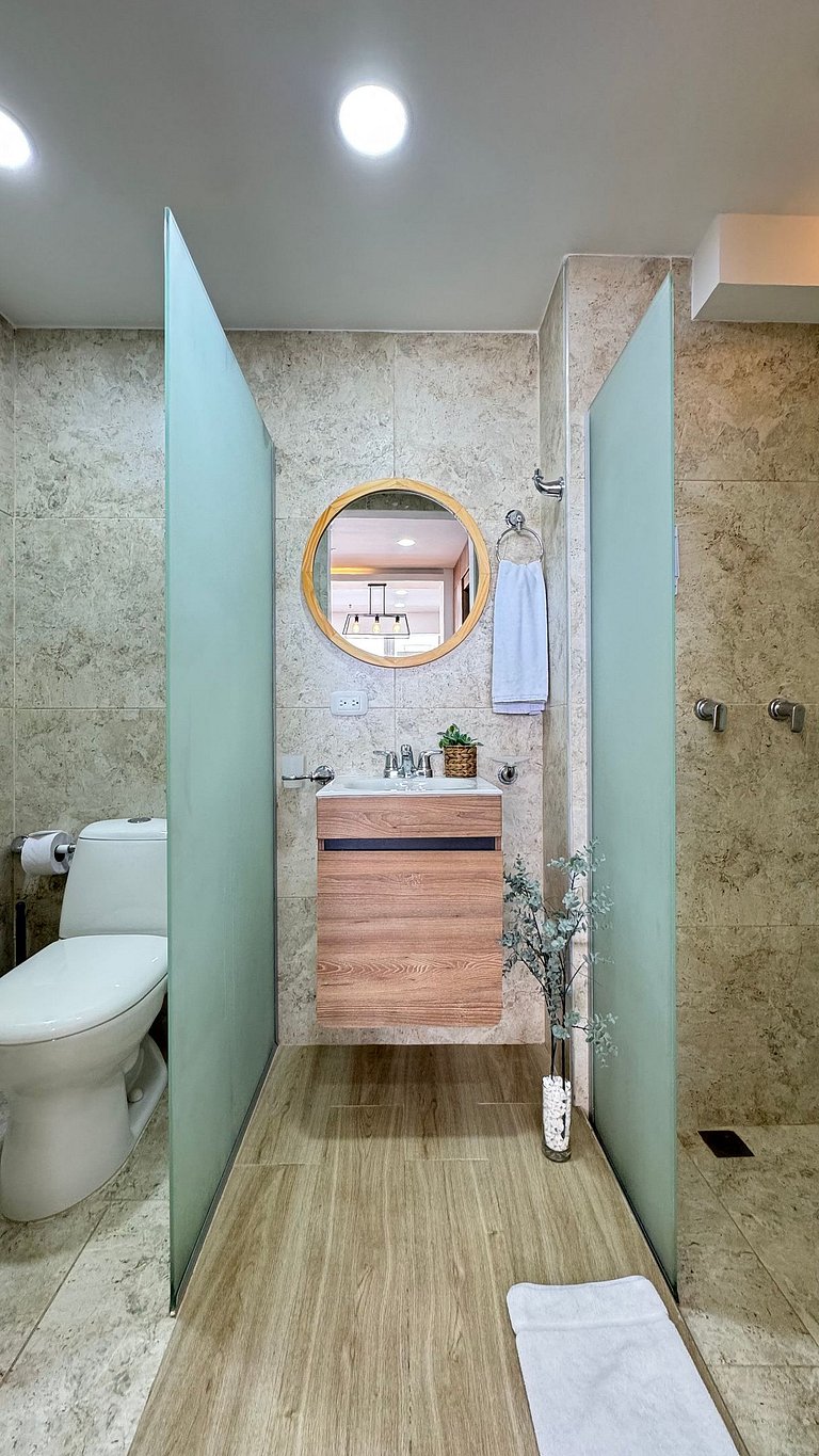 Loft familiar con balcón y piscina CB840