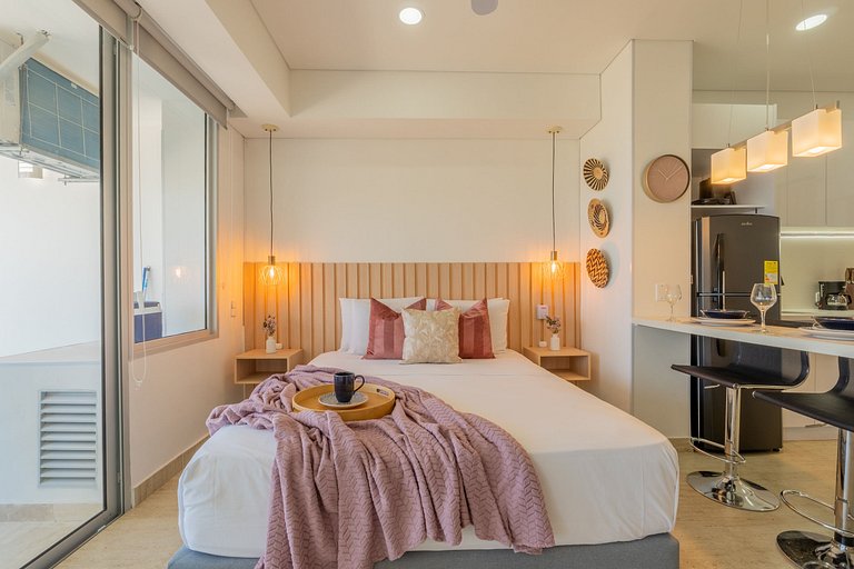 Elegante Suite Frente al Mar-Atardecer CB905