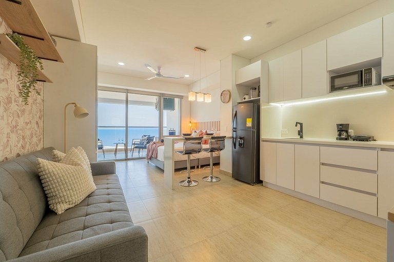 Elegante Suite Frente al Mar-Atardecer CB905