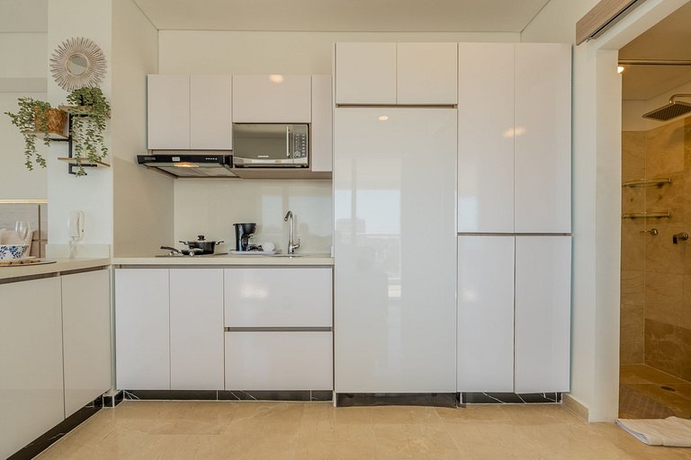 CB1001 Vista 180 Mar y Laguna Atardecer Hermoso