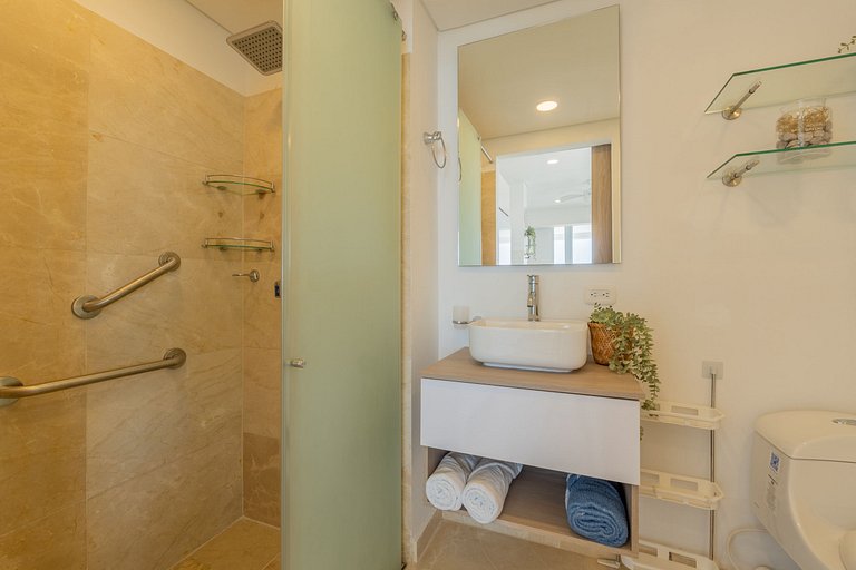 CB1001 Vista 180 Mar y Laguna Atardecer Hermoso