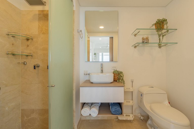 CB1001 Vista 180 Mar y Laguna Atardecer Hermoso