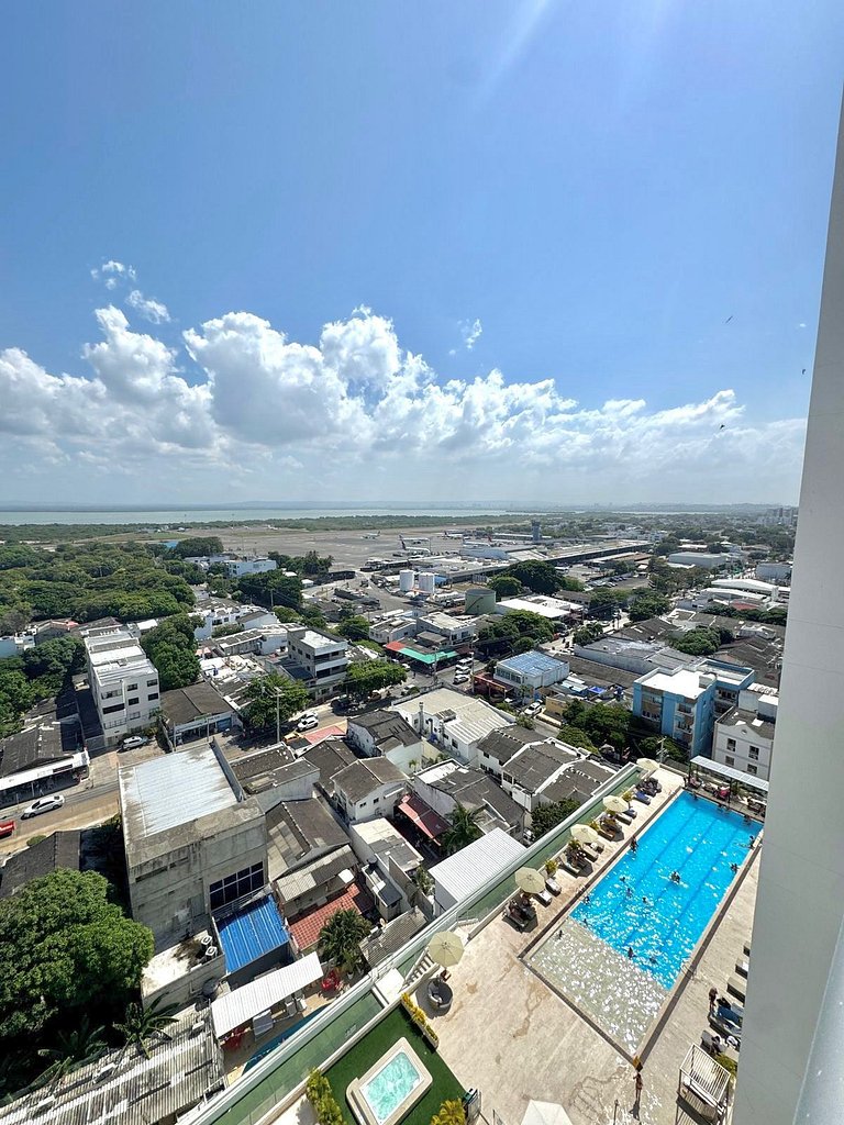 Suite Piso14 a 2 calles Aeropuerto Piscina CB1441