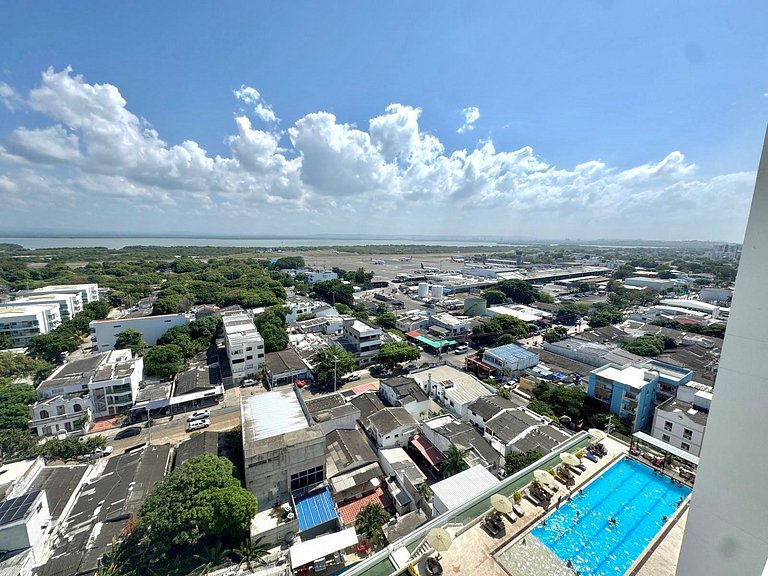 Suite Piso14 a 2 calles Aeropuerto Piscina CB1441