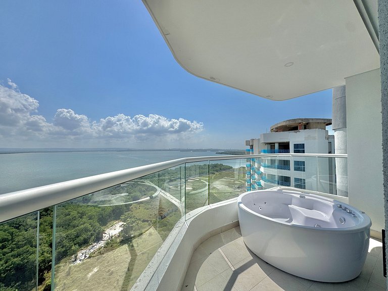OC1605 Vista Increible Jacuzzi Priv Cielo MarRelax