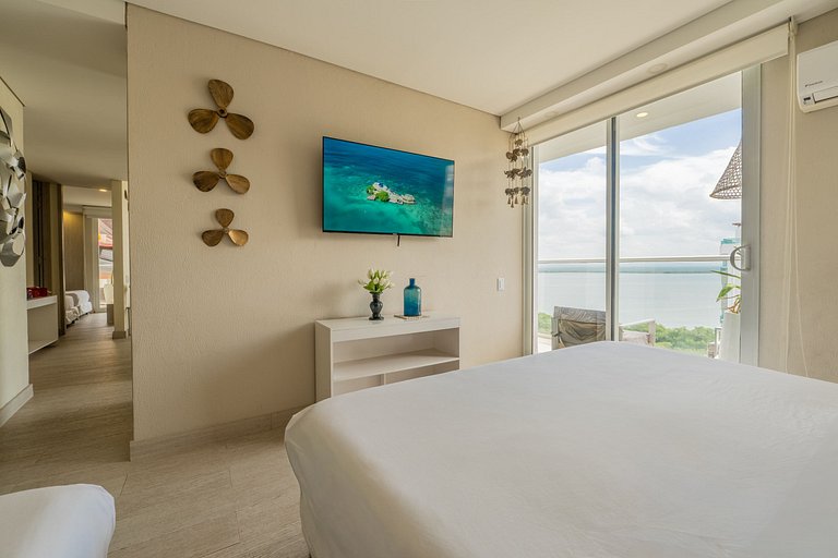 Lujoso, vista y jacuzzi privado 2BD MQ1206