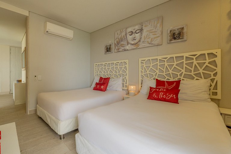 Lujoso, vista y jacuzzi privado 2BD MQ1206