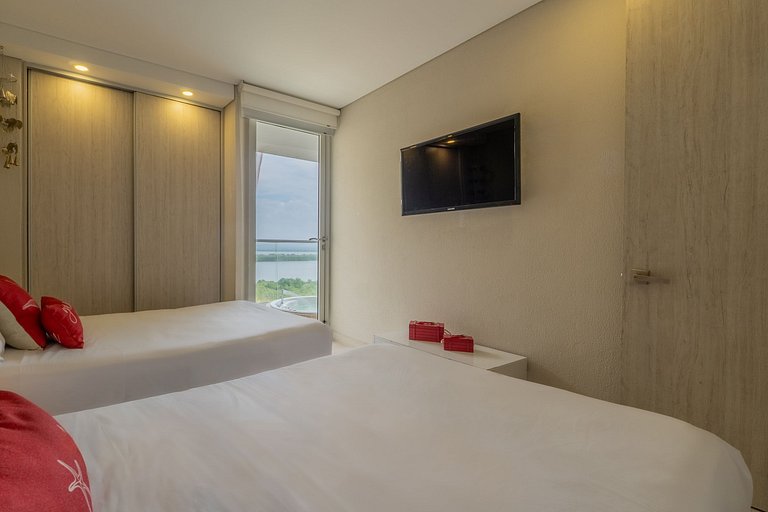 MQ1206 | Lujo, vista y jacuzzi privado 2BD