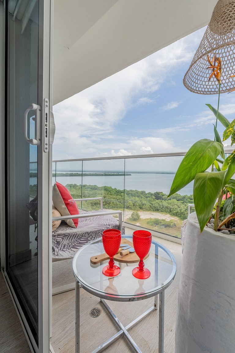 MQ1206 | Lujo, vista y jacuzzi privado 2BD