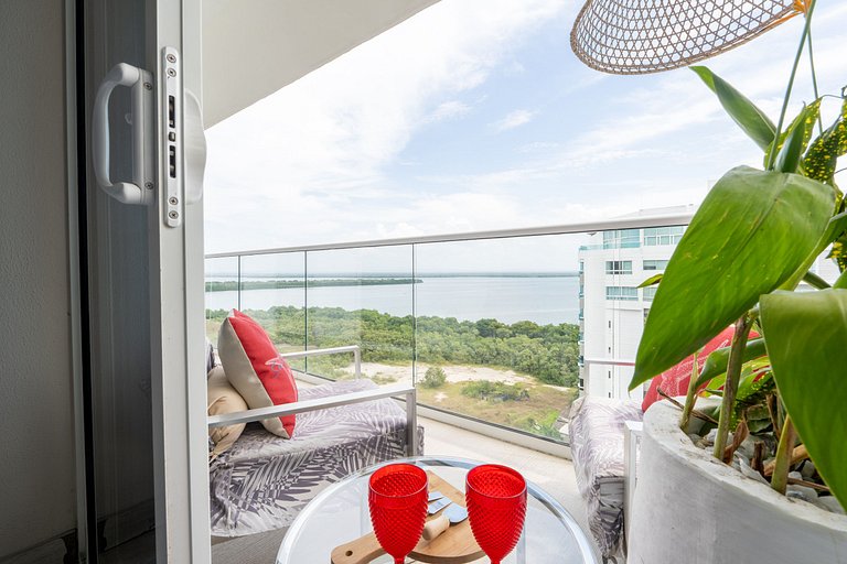 MQ1206 | Lujo, vista y jacuzzi privado 2BD