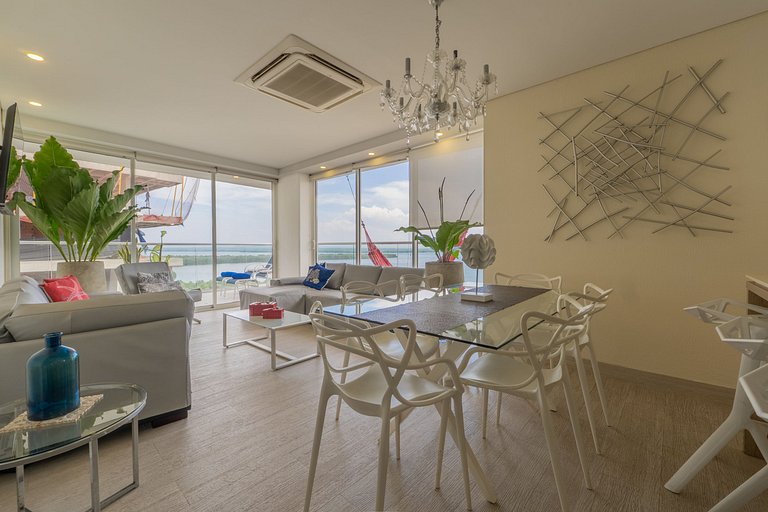 Lujoso, vista y jacuzzi privado 2BD MQ1206