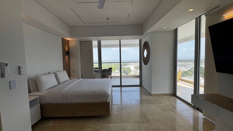 Increíble vista + terraza | Cerca aeropuerto 1030