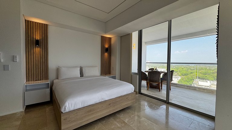 Increíble vista + terraza | Cerca aeropuerto 1030