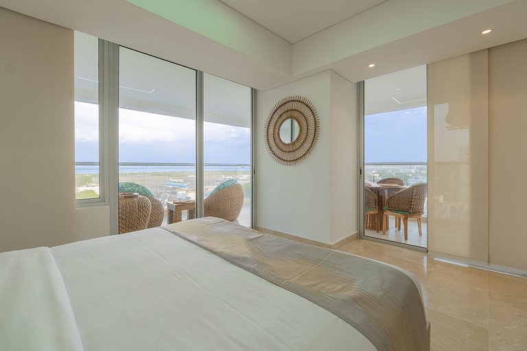 Increíble vista + terraza | Cerca aeropuerto 1030