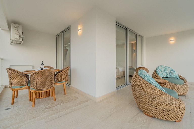 Increíble vista + terraza | Cerca aeropuerto 1030