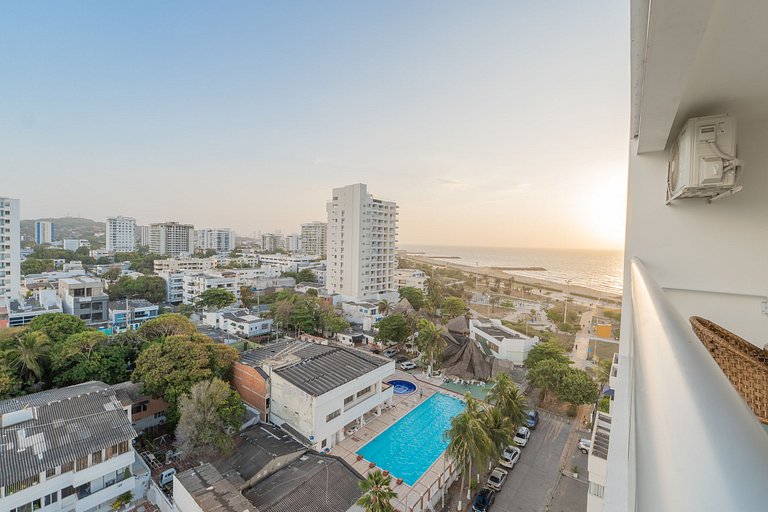 Increíble vista + terraza | Cerca aeropuerto 1030