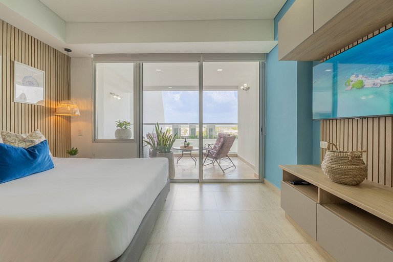 CB544 | Acogedora suite vista a la piscina