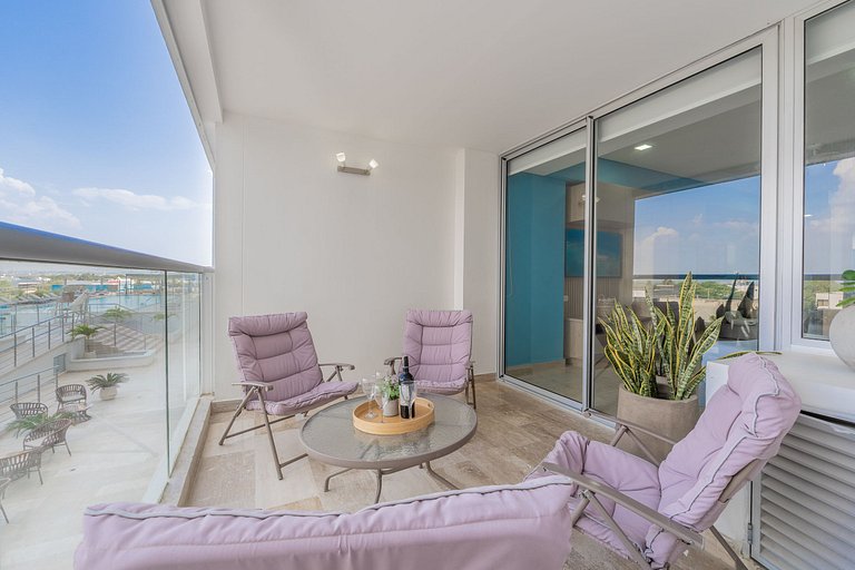 CB544 | Acogedora suite vista a la piscina