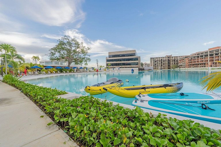 Vista al lago Paddle Bahía Kristal Privé BP1-1D