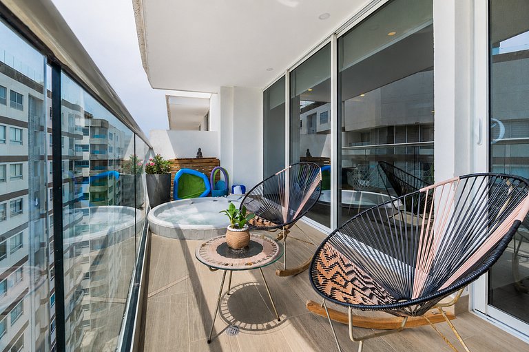 Jacuzzi Priv Rooftop Piscina Bar y Relax DQ1411